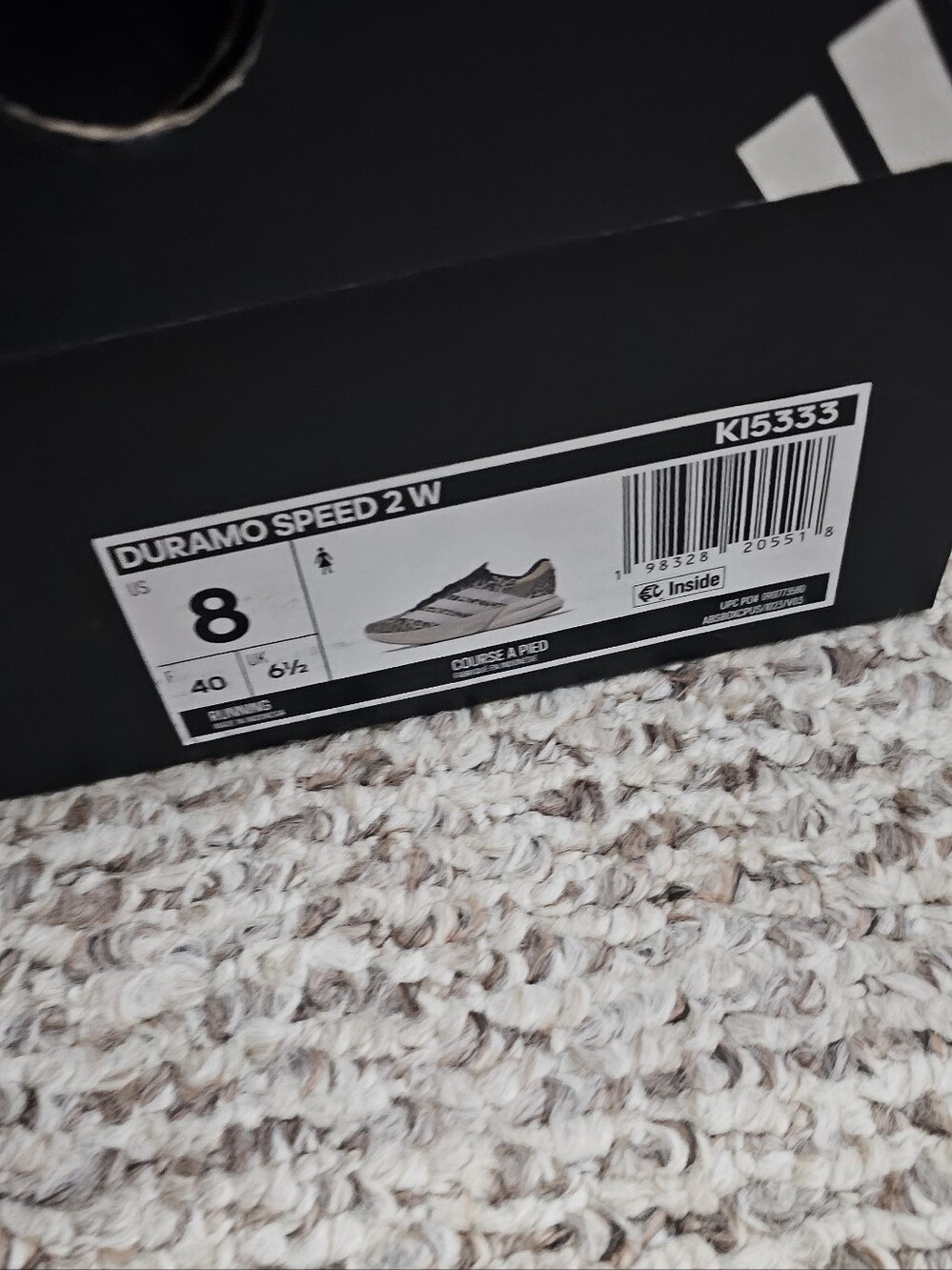 Adidas Duramo Speed 2 Running SHOES - Picture 6 of 10